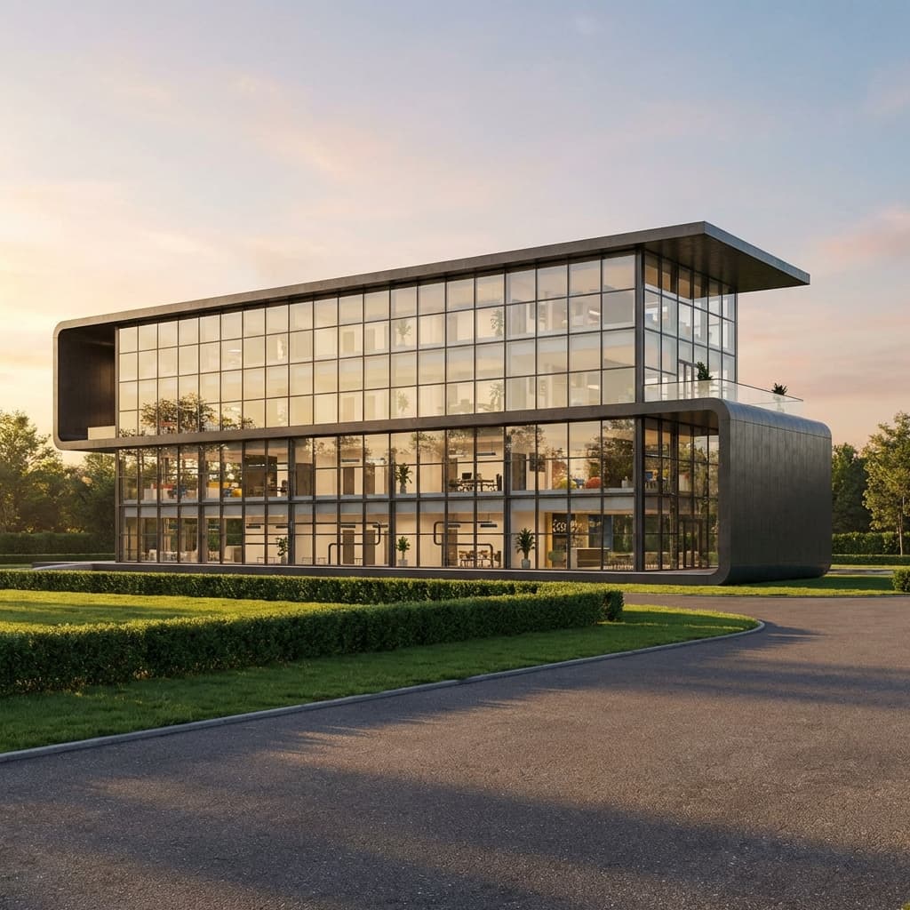 S-Office photorealistic AI render by Linespire Reflect